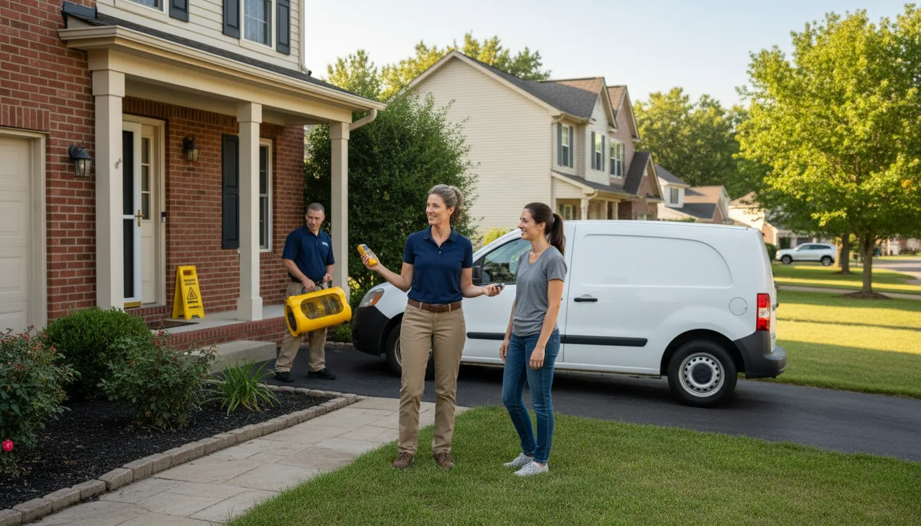 Water restoration image for Emergency Water Damage Restoration in New Plymouth, OH